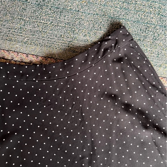 ✨3/15$ polka dot black skirt, reitmans - Picture 3 of 5